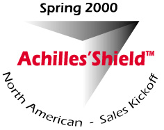 Achilles'Shield T-shirt logo design